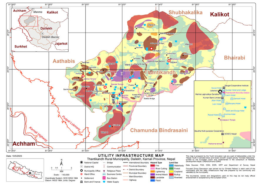 Utility Infrastructure Map (WIN-DRR 2023)